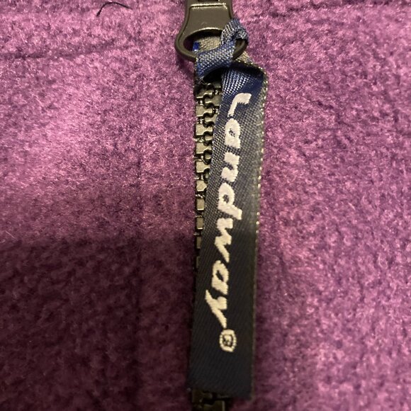 MN Vikings fuzzy zip-up vest - size L - Picture 3 of 8